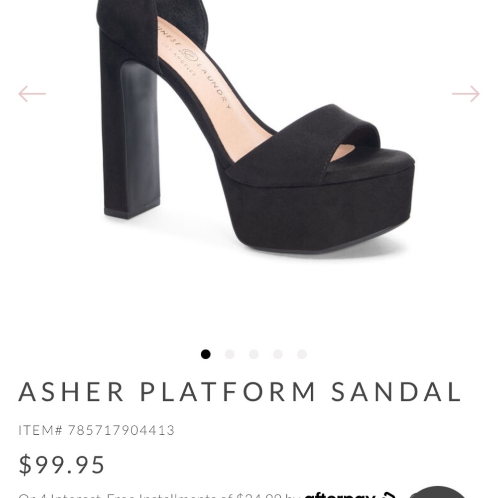 Chinese laundry SUPER cute platform ASHER heels!!
